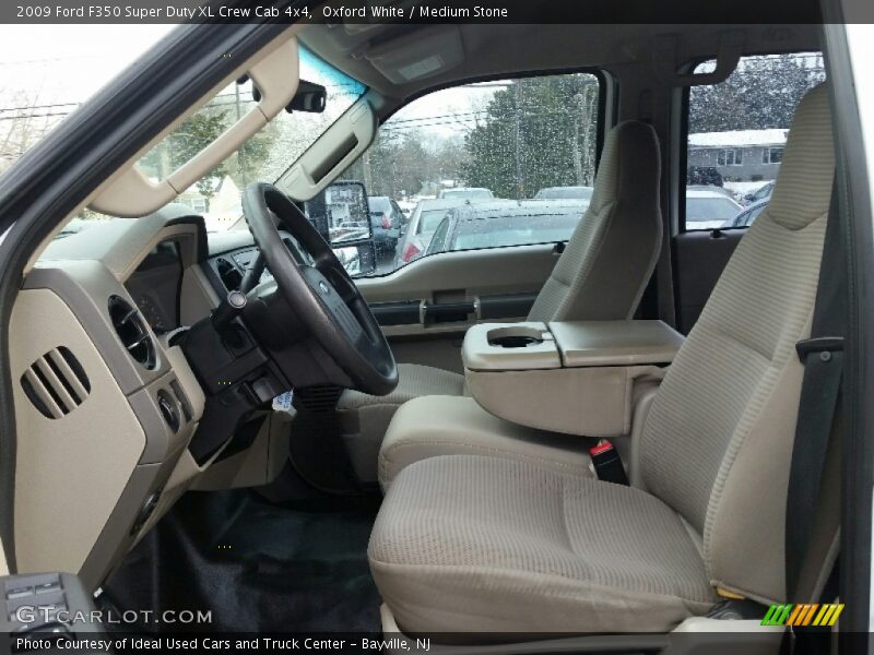 Oxford White / Medium Stone 2009 Ford F350 Super Duty XL Crew Cab 4x4