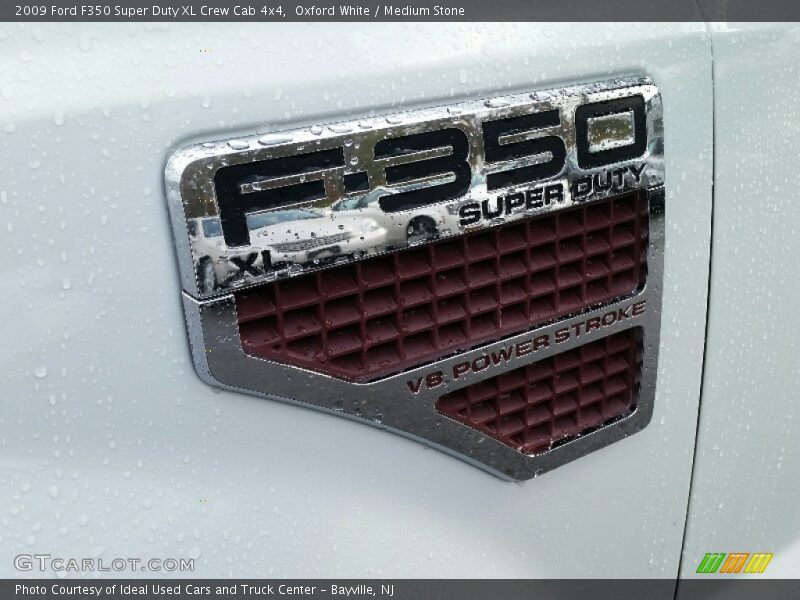 Oxford White / Medium Stone 2009 Ford F350 Super Duty XL Crew Cab 4x4