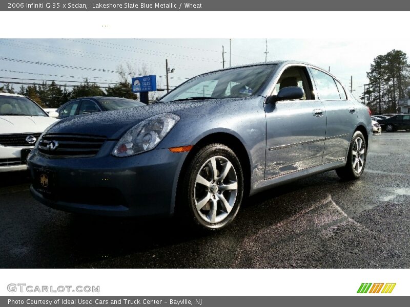 Lakeshore Slate Blue Metallic / Wheat 2006 Infiniti G 35 x Sedan