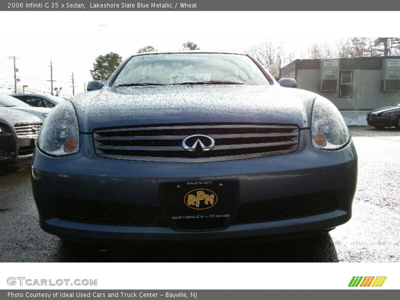 Lakeshore Slate Blue Metallic / Wheat 2006 Infiniti G 35 x Sedan