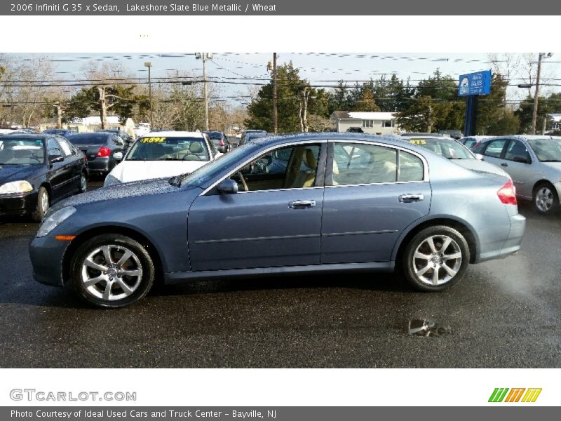 Lakeshore Slate Blue Metallic / Wheat 2006 Infiniti G 35 x Sedan