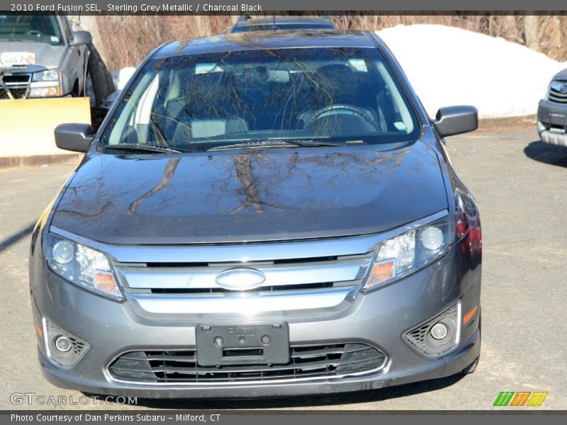 Sterling Grey Metallic / Charcoal Black 2010 Ford Fusion SEL