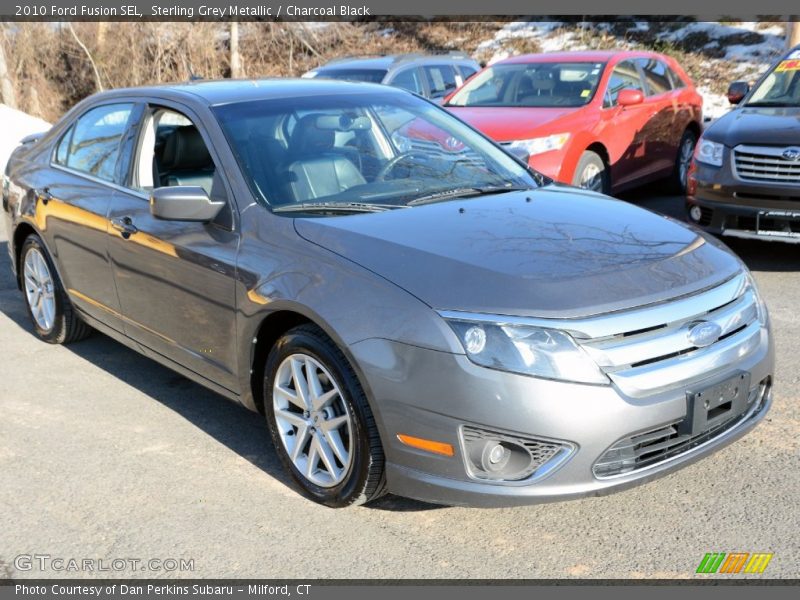 Sterling Grey Metallic / Charcoal Black 2010 Ford Fusion SEL