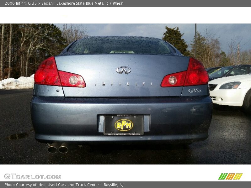 Lakeshore Slate Blue Metallic / Wheat 2006 Infiniti G 35 x Sedan