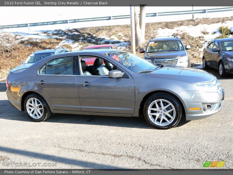 Sterling Grey Metallic / Charcoal Black 2010 Ford Fusion SEL
