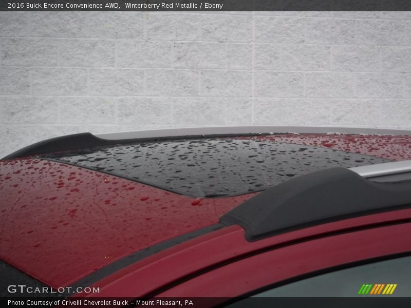 Winterberry Red Metallic / Ebony 2016 Buick Encore Convenience AWD