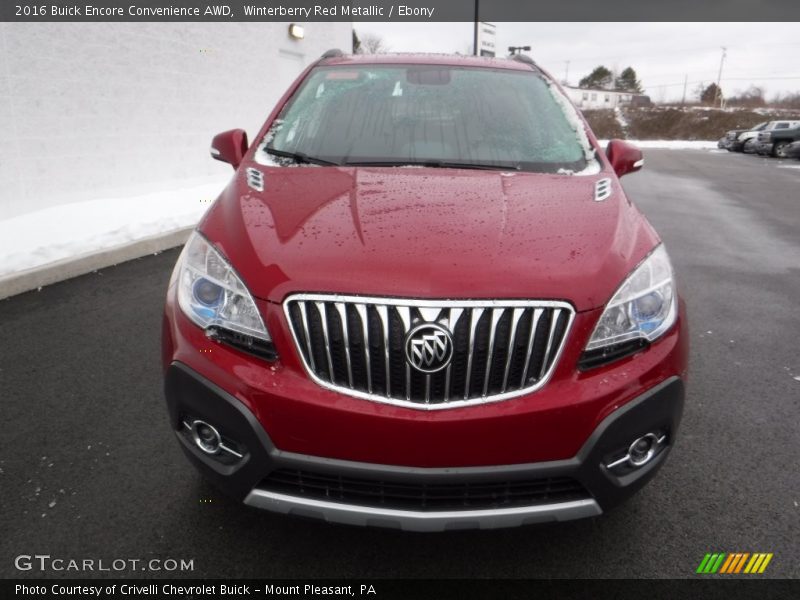Winterberry Red Metallic / Ebony 2016 Buick Encore Convenience AWD