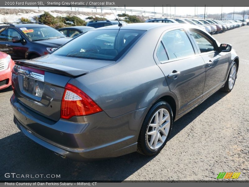 Sterling Grey Metallic / Charcoal Black 2010 Ford Fusion SEL