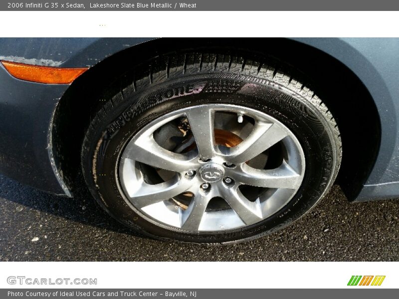 Lakeshore Slate Blue Metallic / Wheat 2006 Infiniti G 35 x Sedan