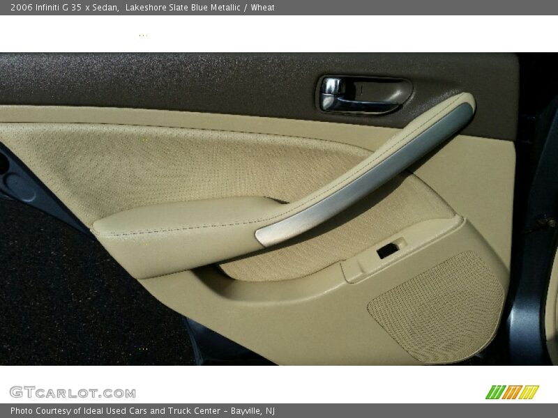 Lakeshore Slate Blue Metallic / Wheat 2006 Infiniti G 35 x Sedan