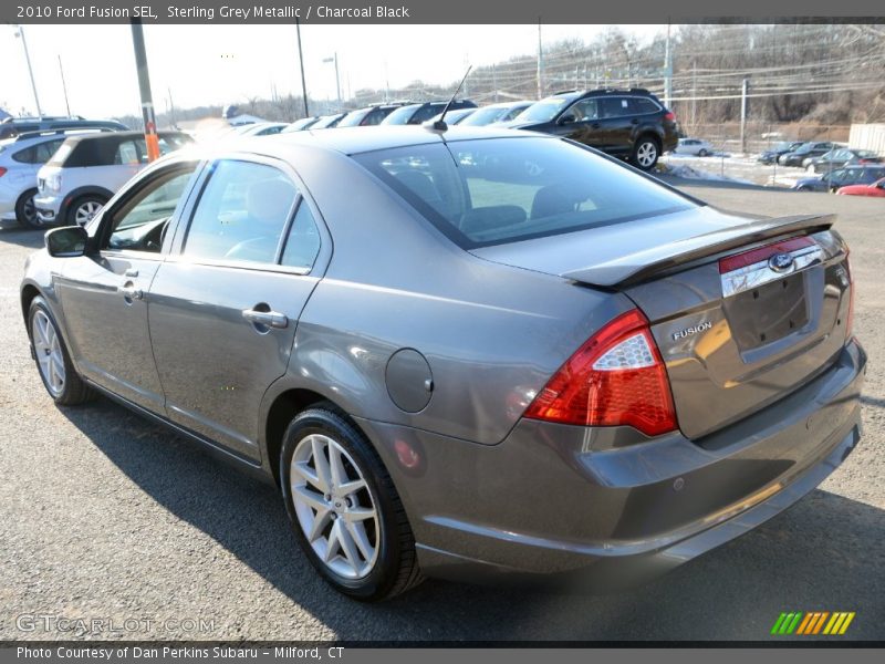 Sterling Grey Metallic / Charcoal Black 2010 Ford Fusion SEL