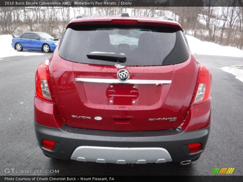 Winterberry Red Metallic / Ebony 2016 Buick Encore Convenience AWD