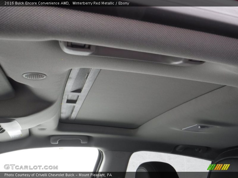 Winterberry Red Metallic / Ebony 2016 Buick Encore Convenience AWD