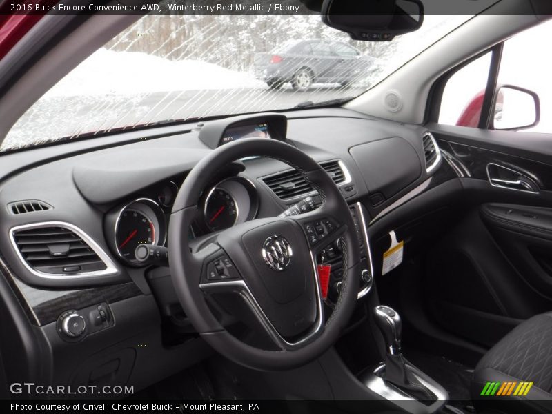 Winterberry Red Metallic / Ebony 2016 Buick Encore Convenience AWD