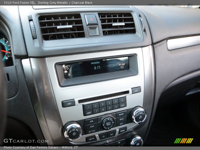 Sterling Grey Metallic / Charcoal Black 2010 Ford Fusion SEL