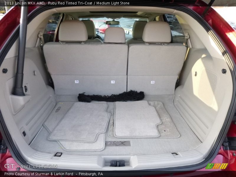 Ruby Red Tinted Tri-Coat / Medium Light Stone 2013 Lincoln MKX AWD