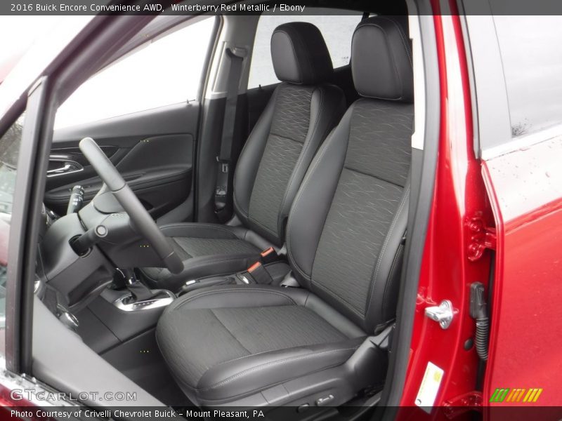 Winterberry Red Metallic / Ebony 2016 Buick Encore Convenience AWD
