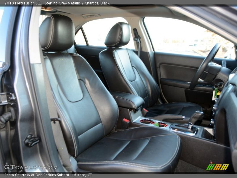 Sterling Grey Metallic / Charcoal Black 2010 Ford Fusion SEL