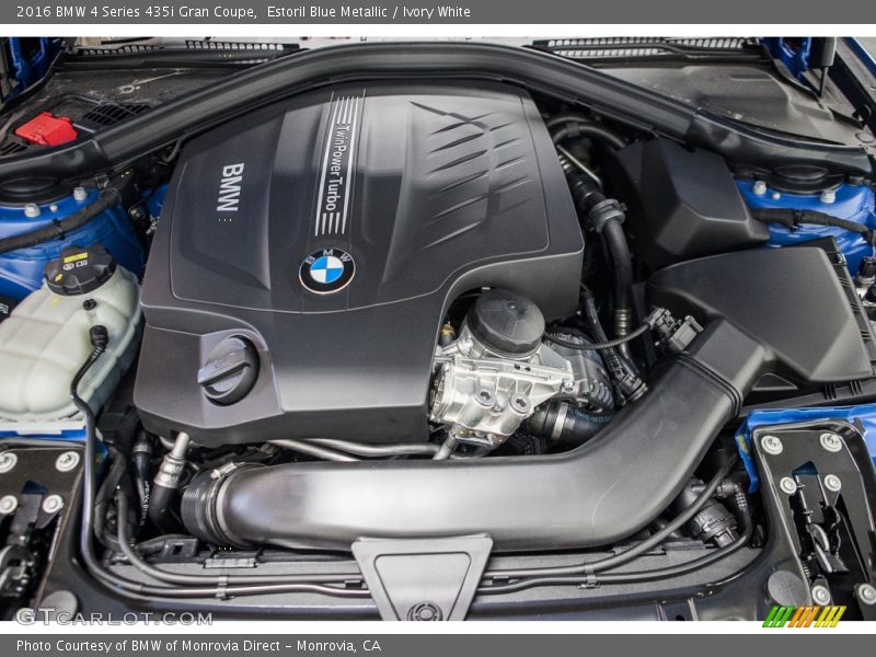  2016 4 Series 435i Gran Coupe Engine - 3.0 Liter DI TwinPower Turbocharged DOHC 24-Valve VVT Inline 6 Cylinder