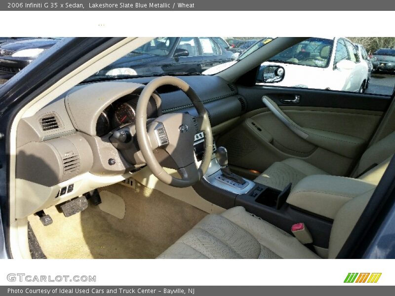 Lakeshore Slate Blue Metallic / Wheat 2006 Infiniti G 35 x Sedan