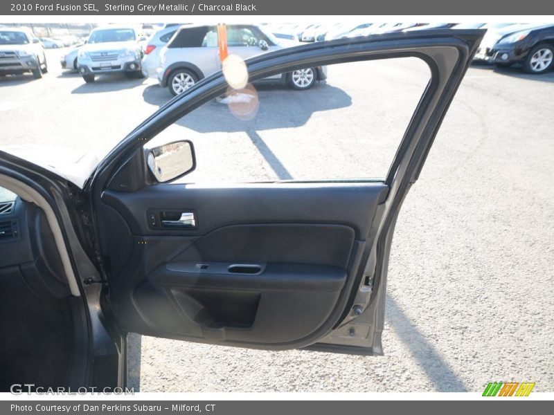 Sterling Grey Metallic / Charcoal Black 2010 Ford Fusion SEL