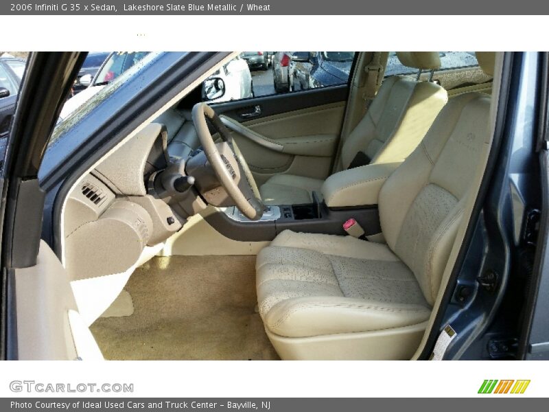 Lakeshore Slate Blue Metallic / Wheat 2006 Infiniti G 35 x Sedan