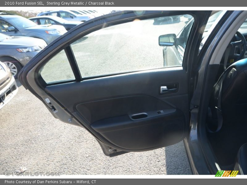 Sterling Grey Metallic / Charcoal Black 2010 Ford Fusion SEL