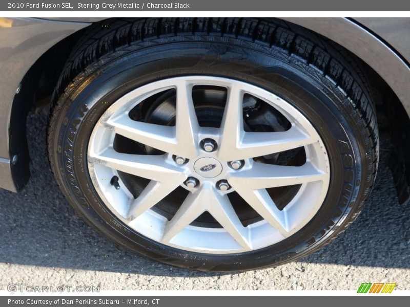 Sterling Grey Metallic / Charcoal Black 2010 Ford Fusion SEL