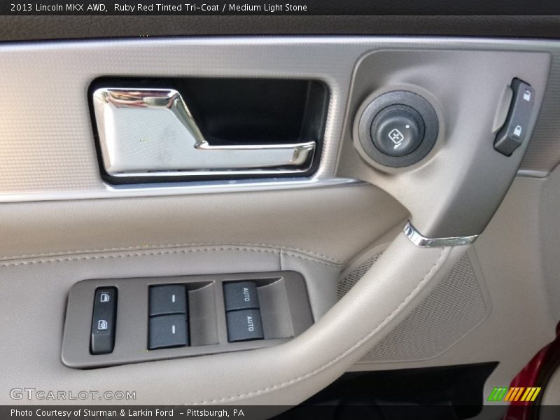 Ruby Red Tinted Tri-Coat / Medium Light Stone 2013 Lincoln MKX AWD