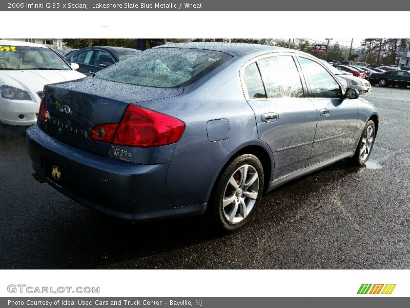 Lakeshore Slate Blue Metallic / Wheat 2006 Infiniti G 35 x Sedan