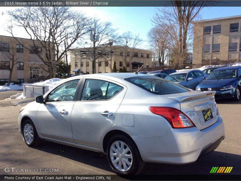 Brilliant Silver / Charcoal 2015 Nissan Versa 1.6 SV Sedan