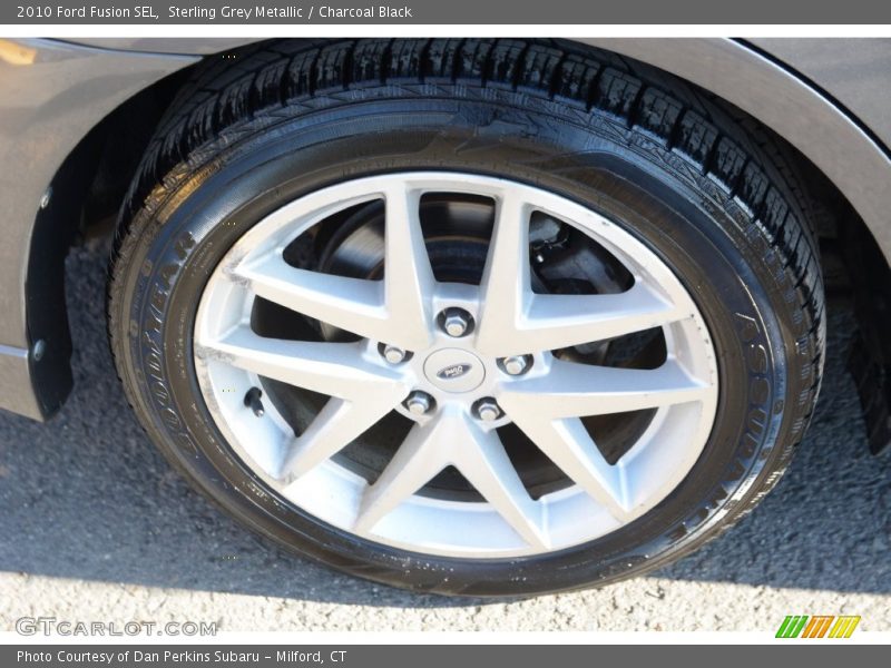 Sterling Grey Metallic / Charcoal Black 2010 Ford Fusion SEL