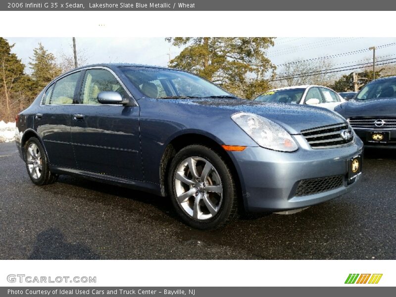 Lakeshore Slate Blue Metallic / Wheat 2006 Infiniti G 35 x Sedan