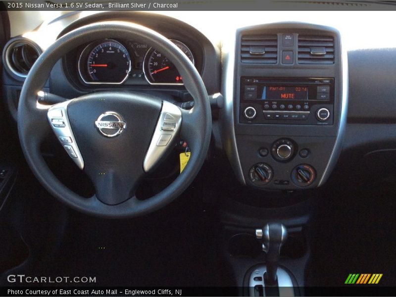 Brilliant Silver / Charcoal 2015 Nissan Versa 1.6 SV Sedan