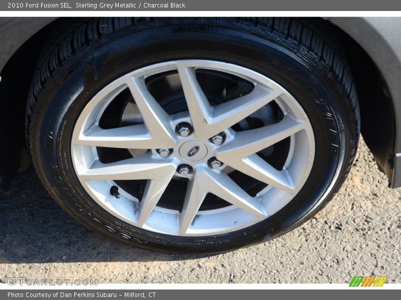Sterling Grey Metallic / Charcoal Black 2010 Ford Fusion SEL