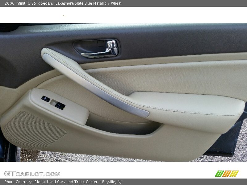 Lakeshore Slate Blue Metallic / Wheat 2006 Infiniti G 35 x Sedan