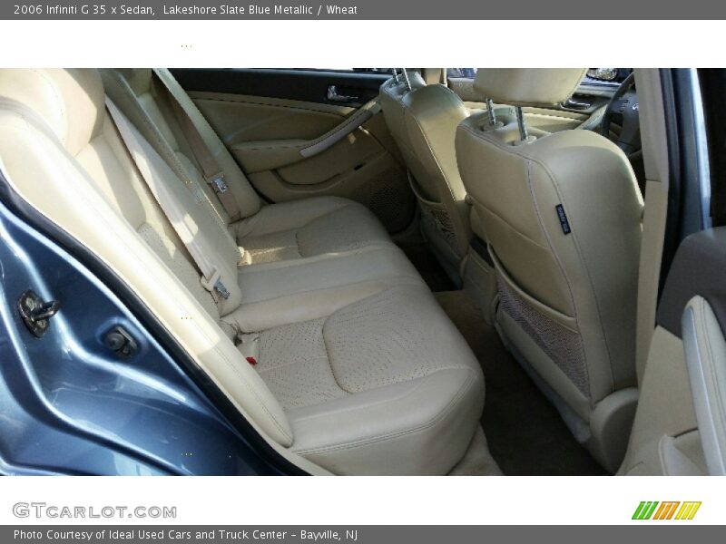 Lakeshore Slate Blue Metallic / Wheat 2006 Infiniti G 35 x Sedan