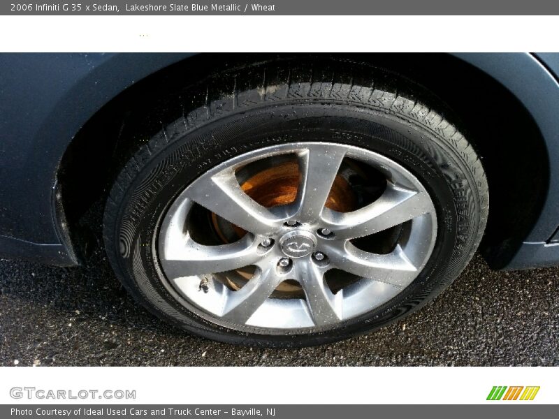 Lakeshore Slate Blue Metallic / Wheat 2006 Infiniti G 35 x Sedan