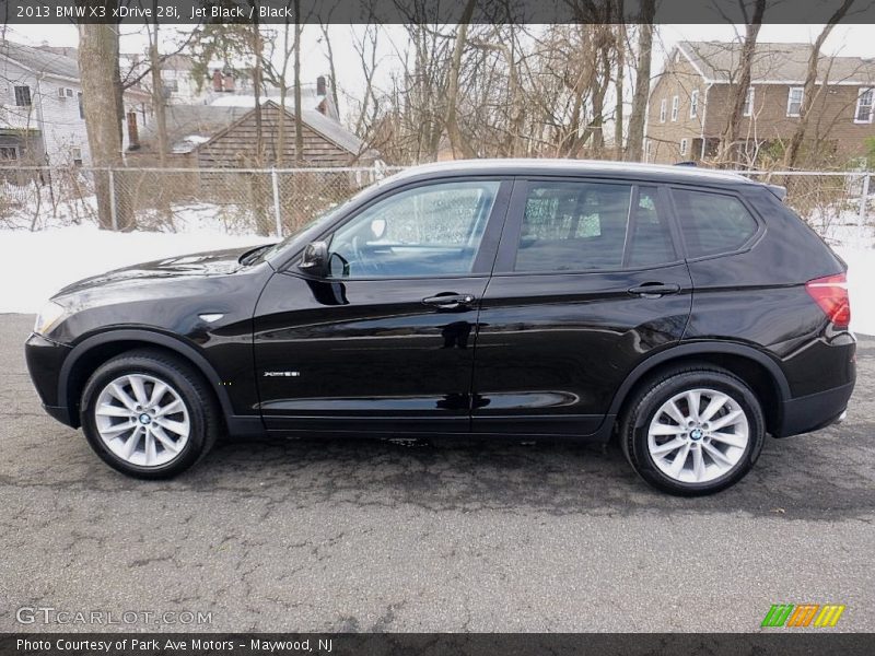 Jet Black / Black 2013 BMW X3 xDrive 28i