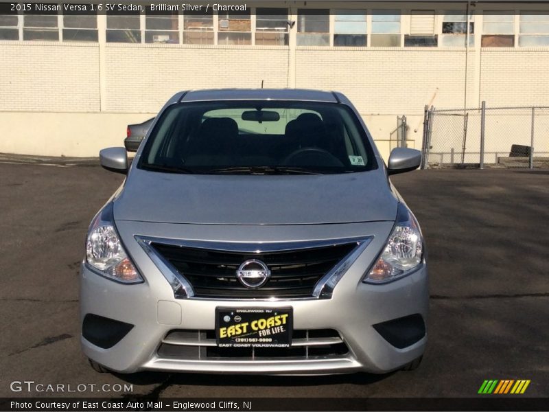 Brilliant Silver / Charcoal 2015 Nissan Versa 1.6 SV Sedan