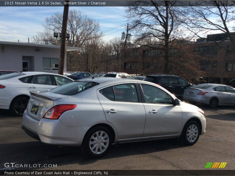 Brilliant Silver / Charcoal 2015 Nissan Versa 1.6 SV Sedan