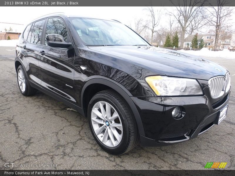 Jet Black / Black 2013 BMW X3 xDrive 28i