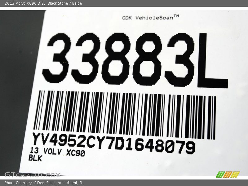 Black Stone / Beige 2013 Volvo XC90 3.2