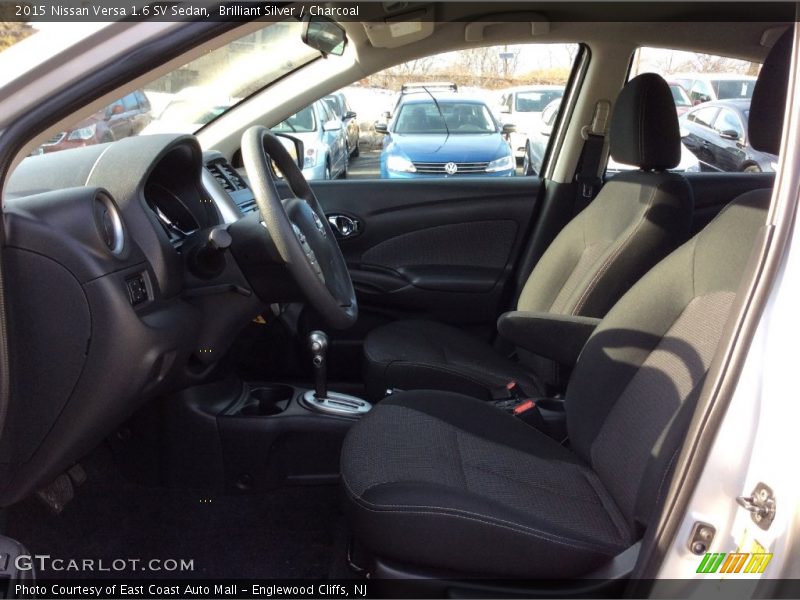 Brilliant Silver / Charcoal 2015 Nissan Versa 1.6 SV Sedan