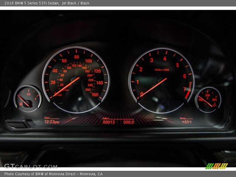 Jet Black / Black 2016 BMW 5 Series 535i Sedan