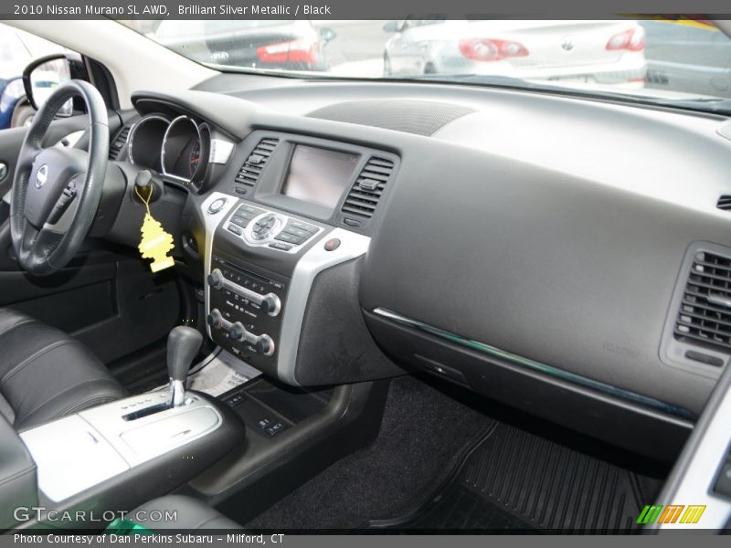 Brilliant Silver Metallic / Black 2010 Nissan Murano SL AWD
