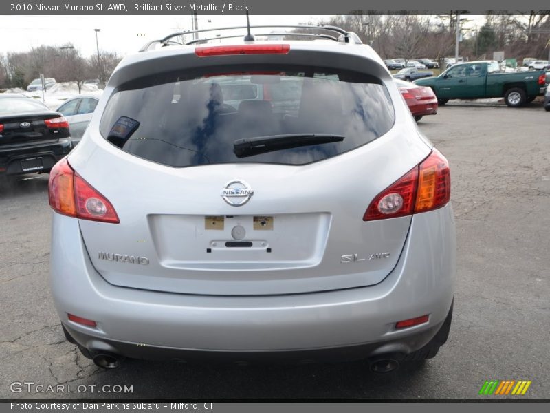 Brilliant Silver Metallic / Black 2010 Nissan Murano SL AWD