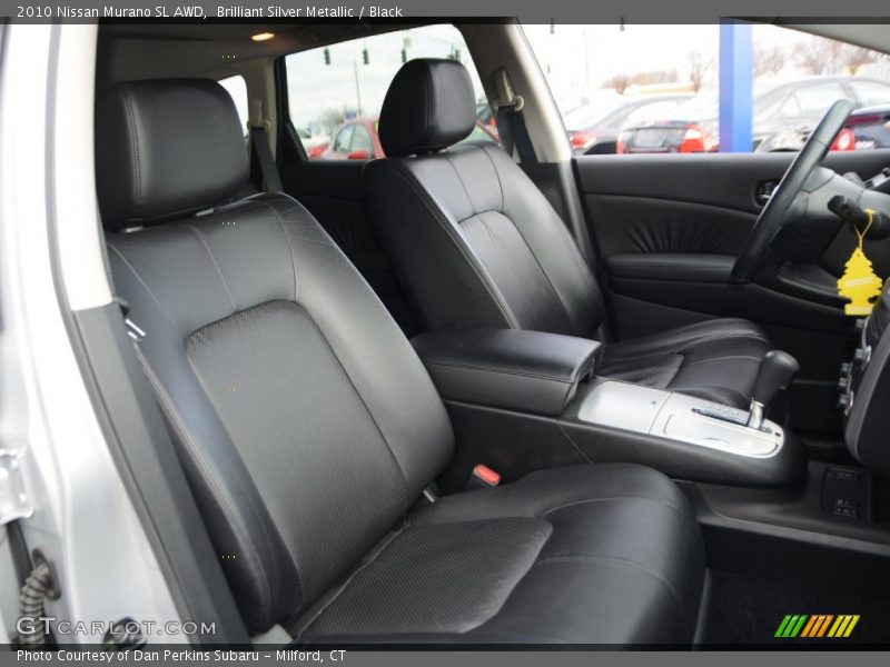 Brilliant Silver Metallic / Black 2010 Nissan Murano SL AWD