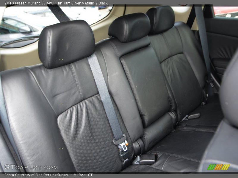 Brilliant Silver Metallic / Black 2010 Nissan Murano SL AWD