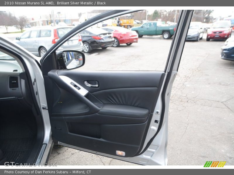 Brilliant Silver Metallic / Black 2010 Nissan Murano SL AWD